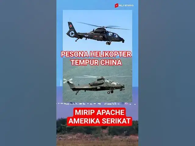 'Video thumbnail for "APACHE CHINA" SEGERA MENGUDARA Z-21 HELICOPTER #china #apache #z21 #harbinz20 #aircraft #helicopter'