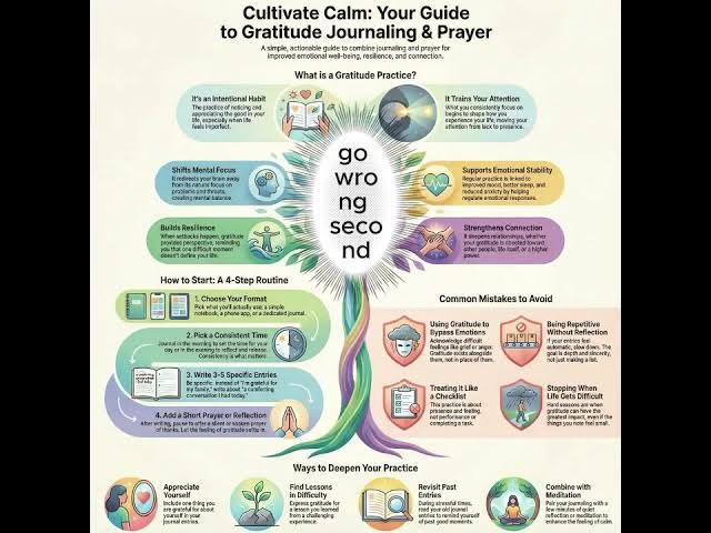 Video thumbnail for Gratitude in Practice - Journaling and Prayer