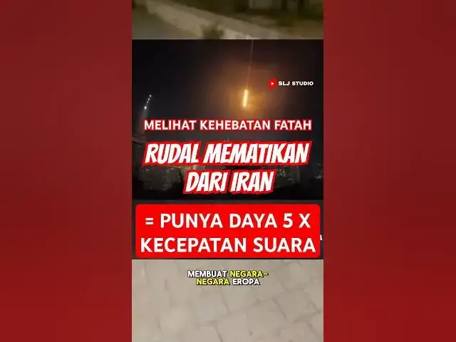 Video thumbnail for MENGENAL RUDAL FATAH - IRAN #rudalfatah #iranrudal #missilestrikes #israel #telavivdestroyed #iran
