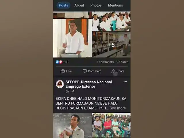 Video thumbnail for SEFOPE-DNEE Nia Pajina Facebook Foun, Março 2023