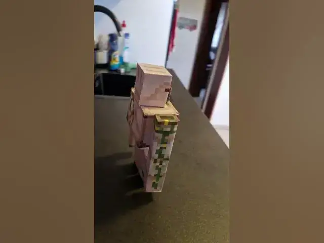 Video thumbnail for Minecraft Eisen Golem mit Papercraft