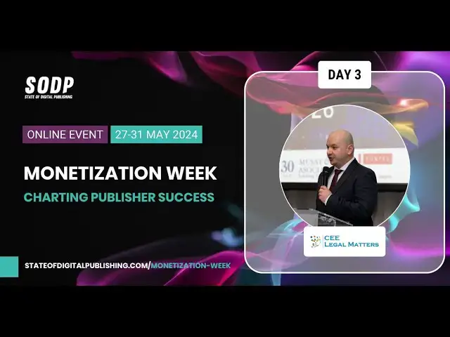 'Video thumbnail for How B2B Publisher CEE Legal Matters Monetized Offline Events'