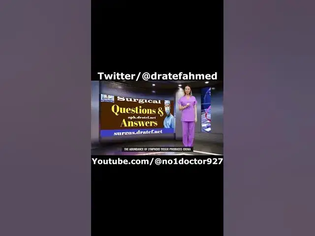 Video thumbnail for Acute Appendicitis 30 Questions and Answers #acuteappendicitis #appendicitis #symptoms #shorts #mcqs