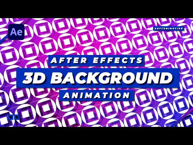 'Video thumbnail for Create 3D BACKGROUND PATTERNS in After Effects Tutorial'
