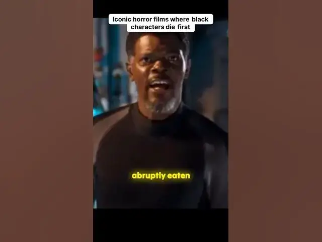 'Video thumbnail for Iconic horror films where black characters die first'