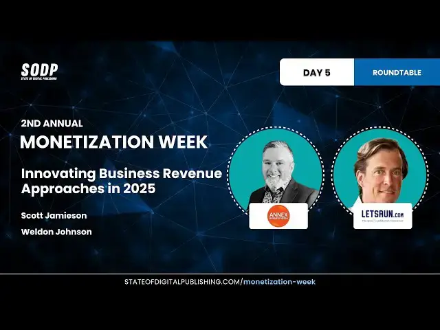 'Video thumbnail for Monetization Week 2025: Innovating Business Revenue Approaches in 2025 - Day 5'