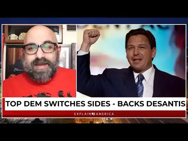 Video thumbnail for Top Democrat Trashes Party - Joins With DeSantis