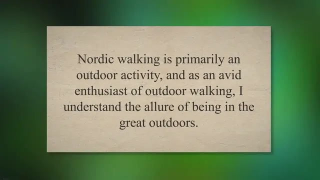 Video thumbnail for Can You Walk Indoors With Nordic Walking Poles