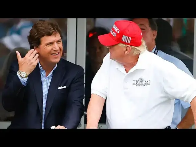 Video thumbnail for Tucker Carlson Hatches Plan To Jump Into 2024 Republican Primary After Meeting With Trump, Report