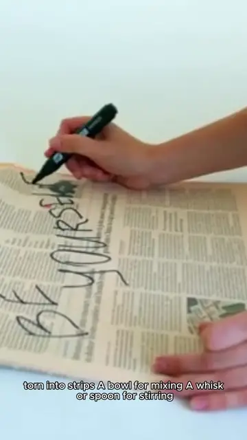 Video thumbnail for paper mache recipe