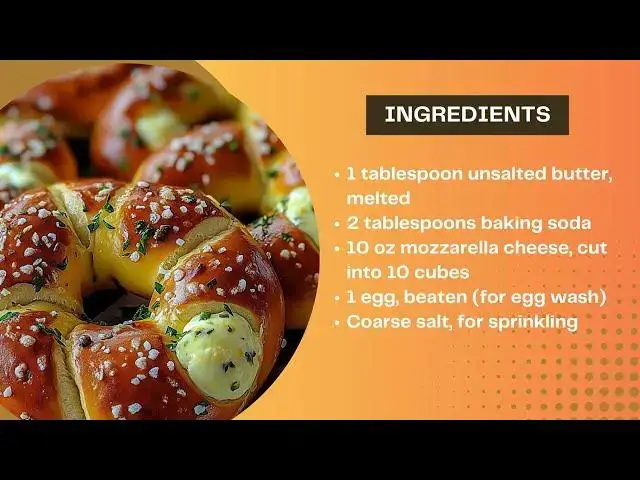 Video thumbnail for Mozzarella Stuffed Soft Pretzels