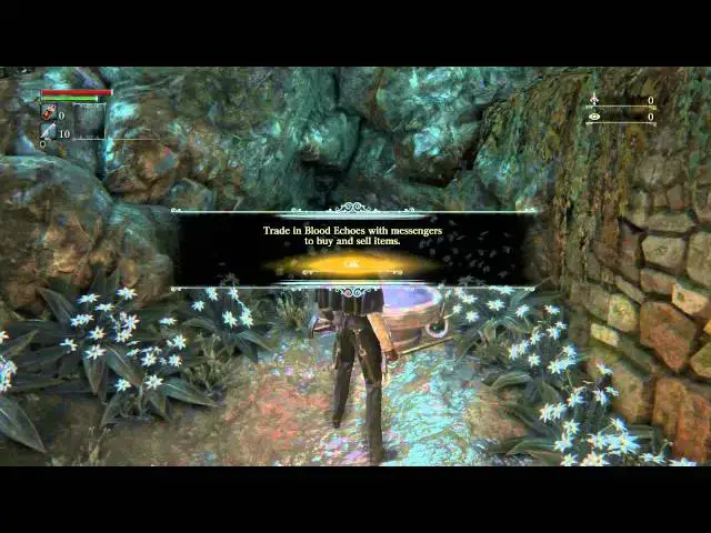 Video thumbnail for Bloodborne - Hunter's Dream: Bath Messengers Details (Purchase & Sell Items) Trade Blood Echoes PS4