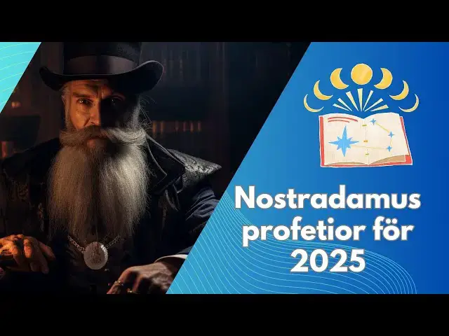 Video thumbnail for Nostradamus profetior för 2025: Katastrofer, tredje världskriget eller en tid av förändring