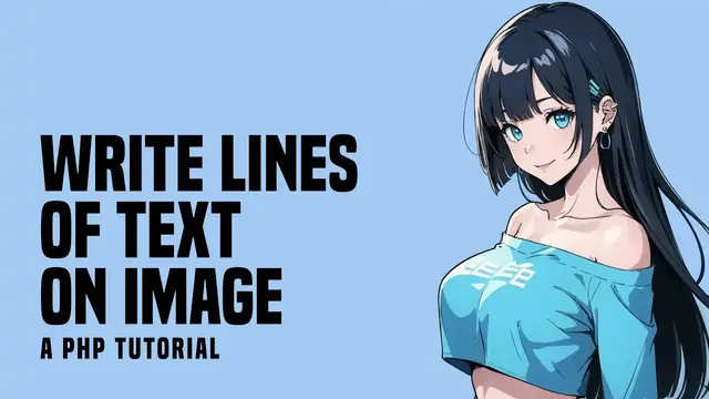 Video thumbnail for Write Multiple Lines On Image With PHP GD