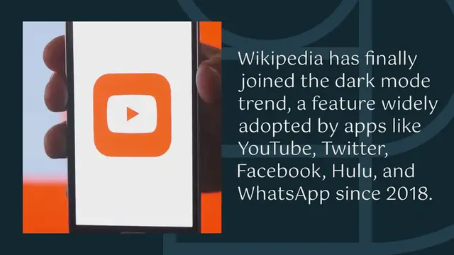 Video thumbnail for How to Enable Dark Mode on Wikipedia
