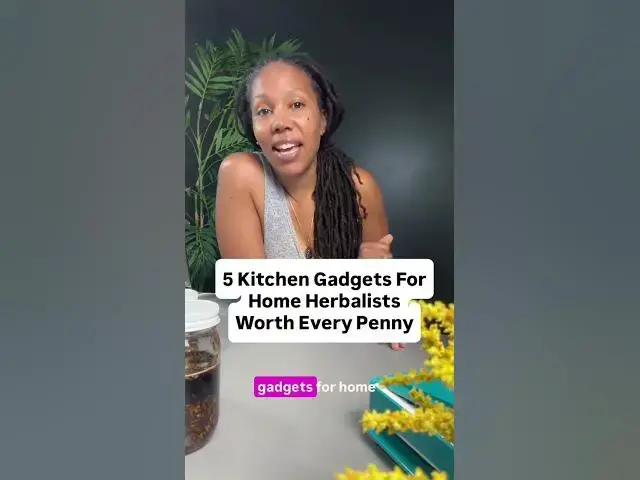 Video thumbnail for 5 must-have tools for making herbal remedies at home #herbalism #diy