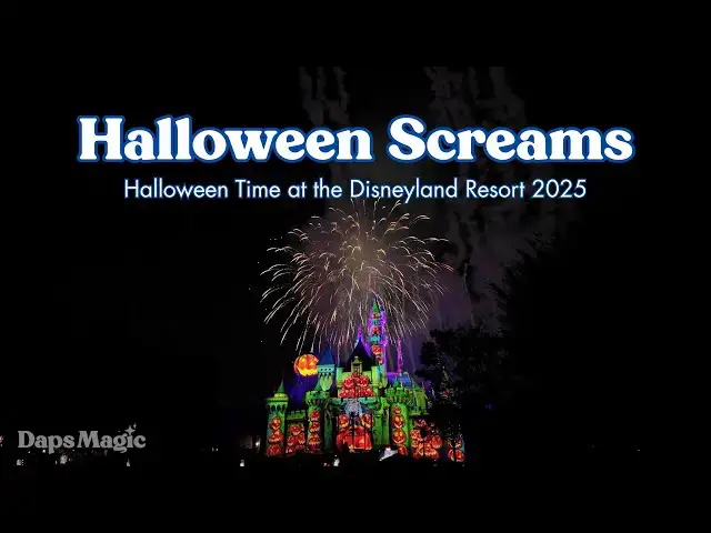 'Video thumbnail for FIRST Halloween Screams | Halloween Time at the Disneyland Resort 2025 4K'