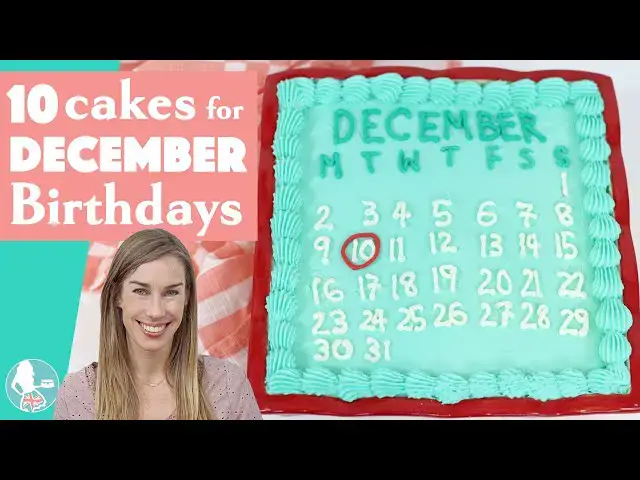 'Video thumbnail for 10 December Birthday Cake Ideas'