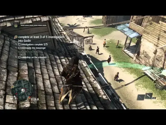 Video thumbnail for Assassins Creed IV Freedom Cry - A Scientific Inquiry: Eavesdrop on Scientists Use Trees, Rooftop