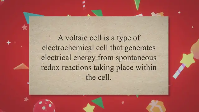 Video thumbnail for Voltaic cells concept questions and answers