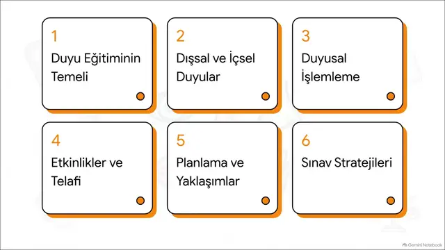 Video thumbnail for Okul Öncesi Dönemde Duyu Eğitimi 2025-2026 Bütünleme Soruları