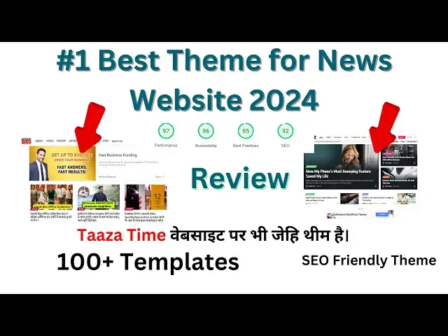 Video thumbnail for Best Theme for News Website 2024 | Best WordPress Theme 2024 | Best WordPress News Theme