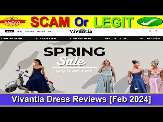 Video thumbnail for Vivantia Dress Reviews (Feb 2024) [ with 100% Proof ] ⚠️ Is Shopvivantia.com SCAM or LEGIT ?⚠️😲