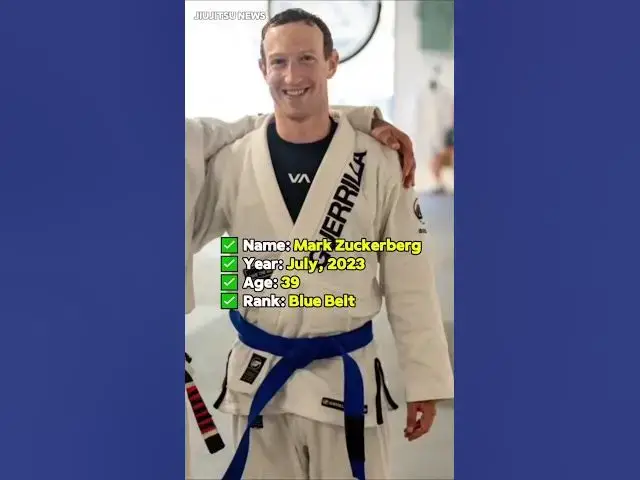 Video thumbnail for Mark Zuckerberg BJJ Rank | JiuJitsu News