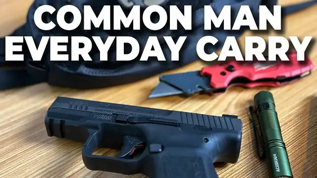'Video thumbnail for Common Man EDC Loadout! | URBAN SURVIVAL Fanny Pack'