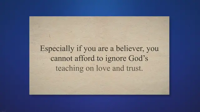 Video thumbnail for Bible Verses about Love and Trust to Build Your Faith