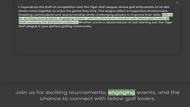 Video thumbnail for levels come together to enjoy the game they love. This league offers a supportive environment, fostering camaraderie and sportsmanship while challenging players to improve their skills. Join us for exciting tournaments, engaging events, a