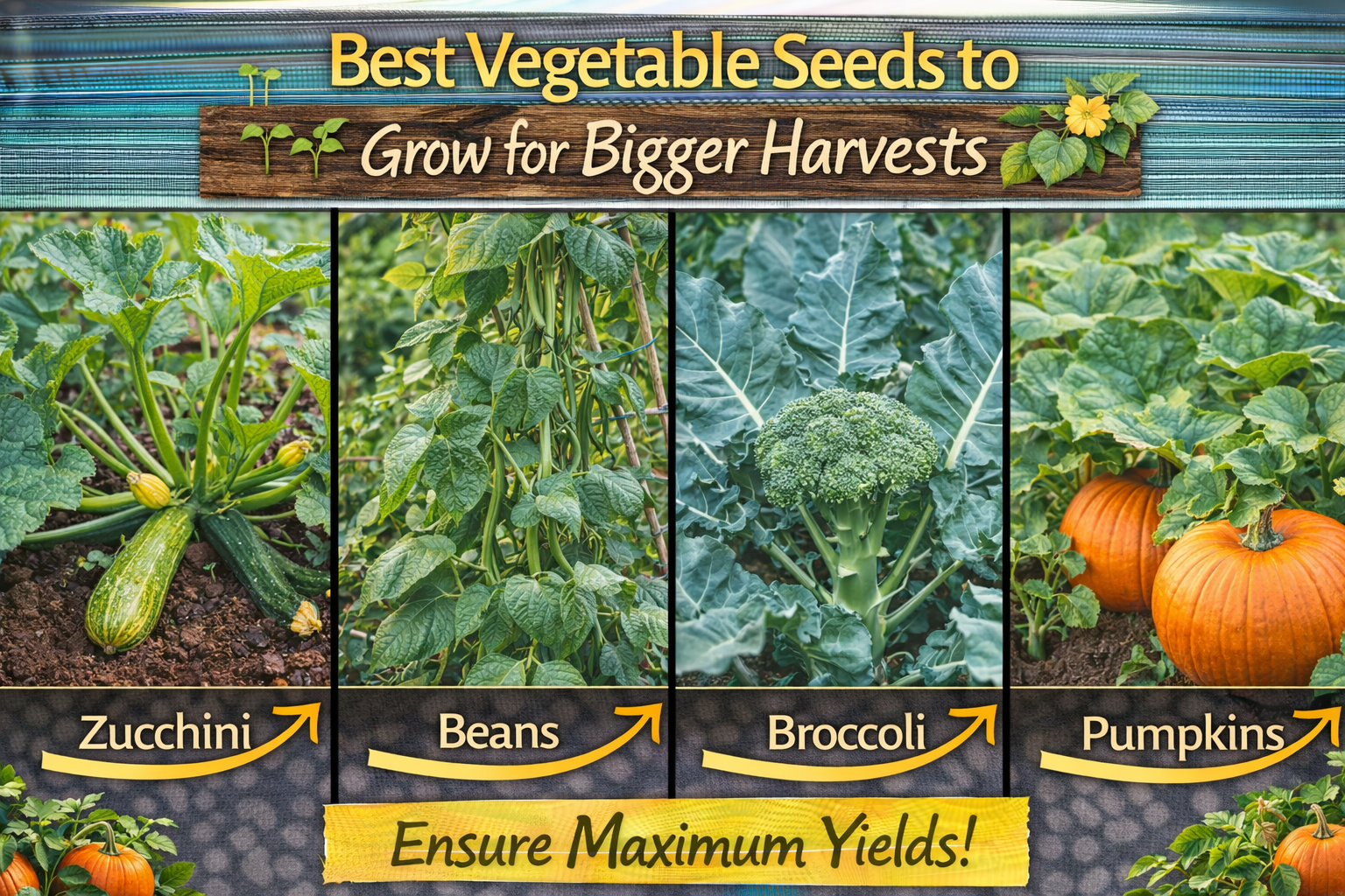 Video thumbnail for Best Vegetable Seeds to Grow for Bigger Harvests