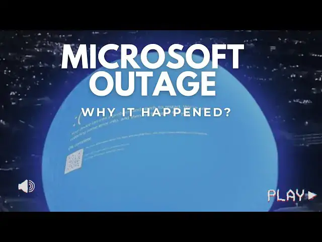 Video thumbnail for Microsoft Outage - Why It Happened? What is CrowdStrike?