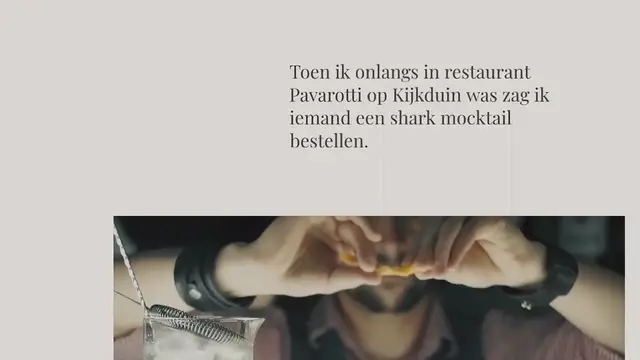 Video thumbnail for Shark cocktail of haaien cocktail