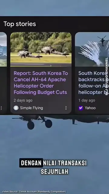 'Video thumbnail for PART I - KENAPA DIBATALKAN YA!! KITA AJA BARU BELI ROBOT! 😬😅 #apache #southkorea #drone #ai #usa'