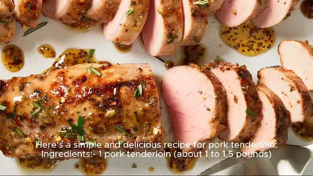 Video thumbnail for pork tenderloin recipe