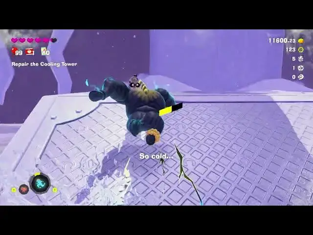 Video thumbnail for Donkey Kong Bananza - Freezer Layer: Reach Cooling Tower Top Floor: Zebra Bananza Gameplay