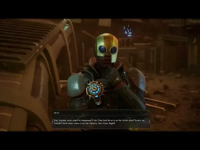 'Video thumbnail for The Outer Worlds 2 - Fiends In High Places: Travel To Free Market Station Cutscene | Niles Chat'