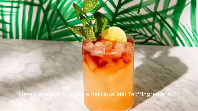 Video thumbnail for mai tai recipe