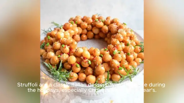 Video thumbnail for struffoli recipe