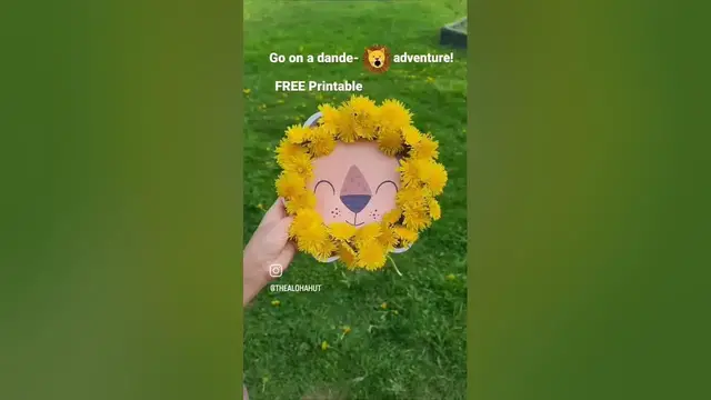 'Video thumbnail for Take the kids on a Dande-lion Hunt! Free printable Montessori activity for toddlers and bigger kids'