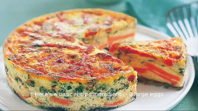 Video thumbnail for frittata recipe