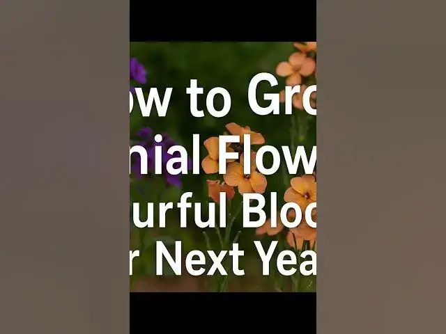 'Video thumbnail for 🌸🌿 How to Grow Biennial Flowers | Colourful Blooms for Next Year'