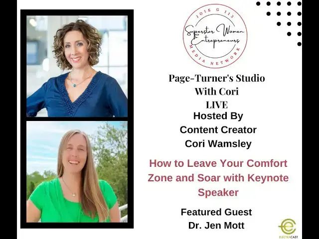 Video thumbnail for 408. How To Leave Your Comfort Zone And Soar With Keynote Speaker Jen Mott