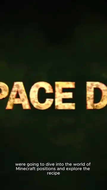 Video thumbnail for MINECRAFT POSITION RECIPE