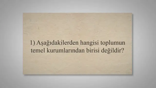 Video thumbnail for Sosyolojiye Giriş -2 2021 Vize Soruları