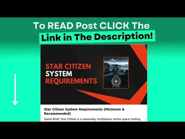 Video thumbnail for Star Citizen System Requirements [Minimum & Recommended]