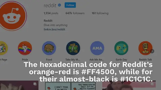 Video thumbnail for Reddit Color Palette | Hex, RGB & HSL