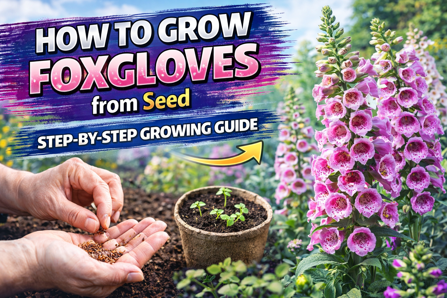 Video thumbnail for How to Grow Foxgloves from Seed | Step-by-Step Growing Guide