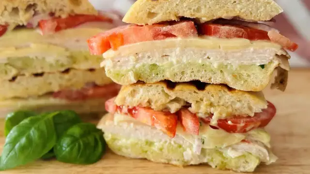Video thumbnail for Copycat Costco Hot Turkey & Provolone Sandwich Recipe